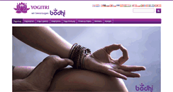 Desktop Screenshot of bodhiyoga.eu